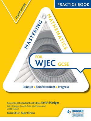 cover image of Mastering Mathematics for WJEC GCSE Practice Book